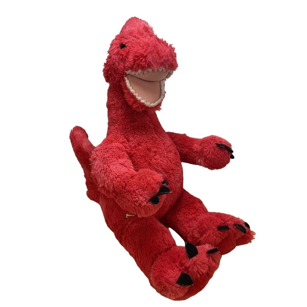 Build A Bear Red Dino Plush Brachiosaurus Dinosaur Prehistoric Stuffed Animal